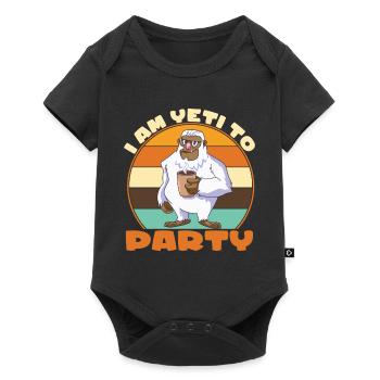 Bigfoot Sasquatch Yeti - Body à manches courtes Premium Bébé - noir - Devant