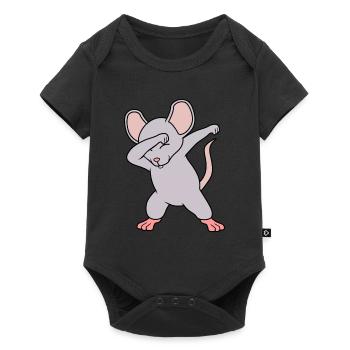 Mouse - Baby Premium short-sleeve bodysuit - black - Front