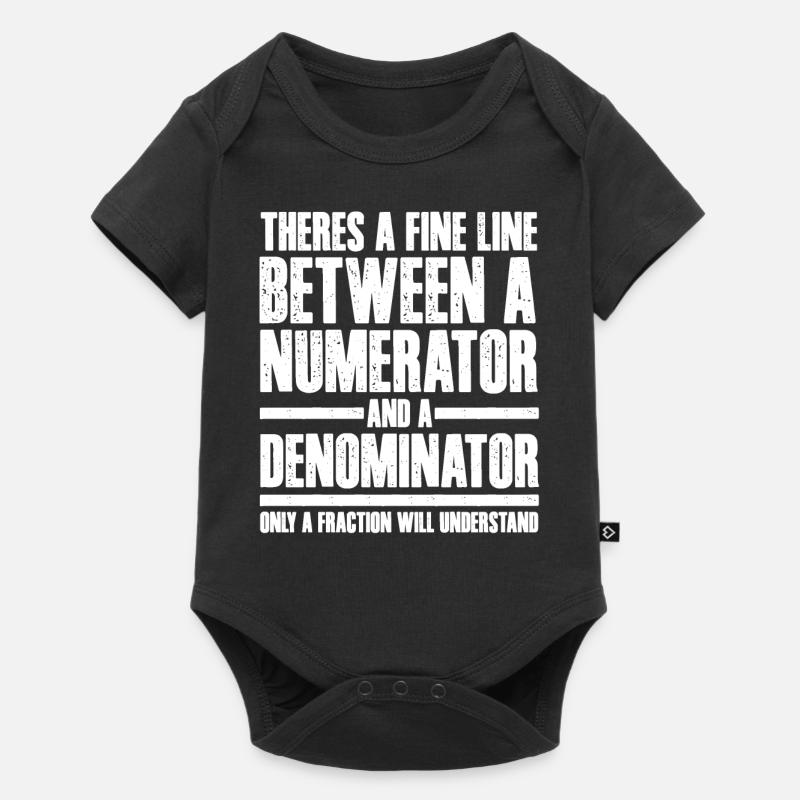 Mathematicians, Mathematics, Mathematics - Baby Premium short-sleeve bodysuit - black