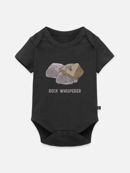 Géologie Géologie Pierres - Body à manches courtes Premium Bébé - noir