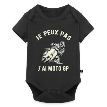 Je Peux Pas J Ai Moto GP - Body à manches courtes Premium Bébé - noir - Devant