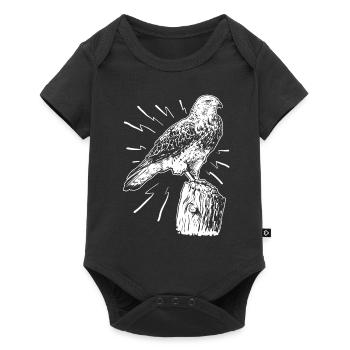 Ornithology Bird Lover Hawk Falcon Eagle - Baby Premium short-sleeve bodysuit - black - Front