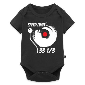 Vinyl Draws Audiophile Music - Baby Premium short-sleeve bodysuit - black - Front
