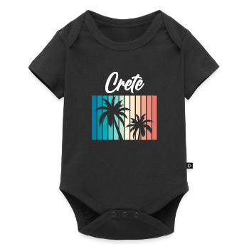 Crete - Baby Premium short-sleeve bodysuit - black - Front