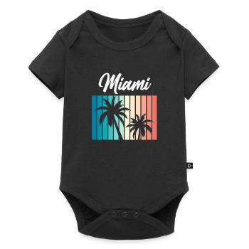 Miami - Body à manches courtes Premium Bébé - noir - Devant