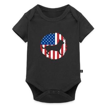 Chihuahua Dog Chihuahua Puppy Chiwawa Gift - Baby Premium short-sleeve bodysuit - black - Front