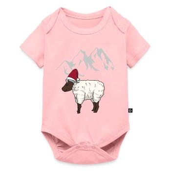 Austria, Alps, Mountains, Mountains, Mutton, Sheep, Alm - Baby Premium short-sleeve bodysuit - rose - Front