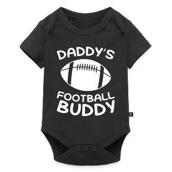 Daddy's Football Buddy - Children's Football - Baby Premium short-sleeve bodysuit - black - Front