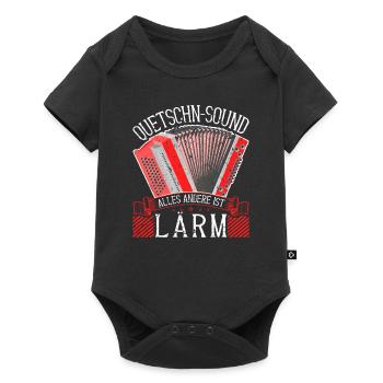 Quetschn Sound, Steirische Harmonika - Baby Premium Kurzarmbody - Schwarz - Vorne