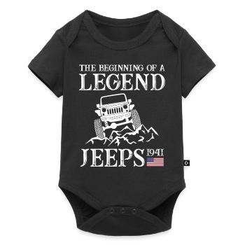Jeeps Légende - Body à manches courtes Premium Bébé - noir - Devant
