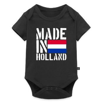 Holland Dutch Funny saying - Baby Premium short-sleeve bodysuit - black - Front