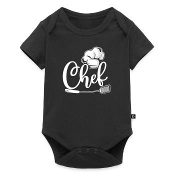 Cuisine Cuisine Chef Chef - Body à manches courtes Premium Bébé - noir - Devant