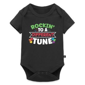 Autism Awareness Autism Disease Autistic Gift - Baby Premium Kurzarmbody - Schwarz - Vorne