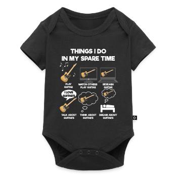 Guitare - Body à manches courtes Premium Bébé - noir - Devant