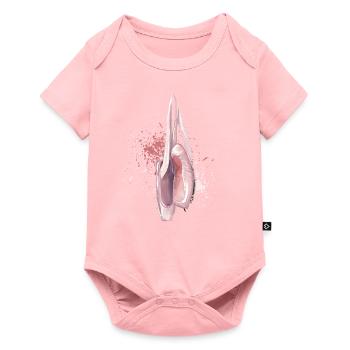 Ballett Dancer Ballerina Shoes pink - Baby Premium short-sleeve bodysuit - rose - Front