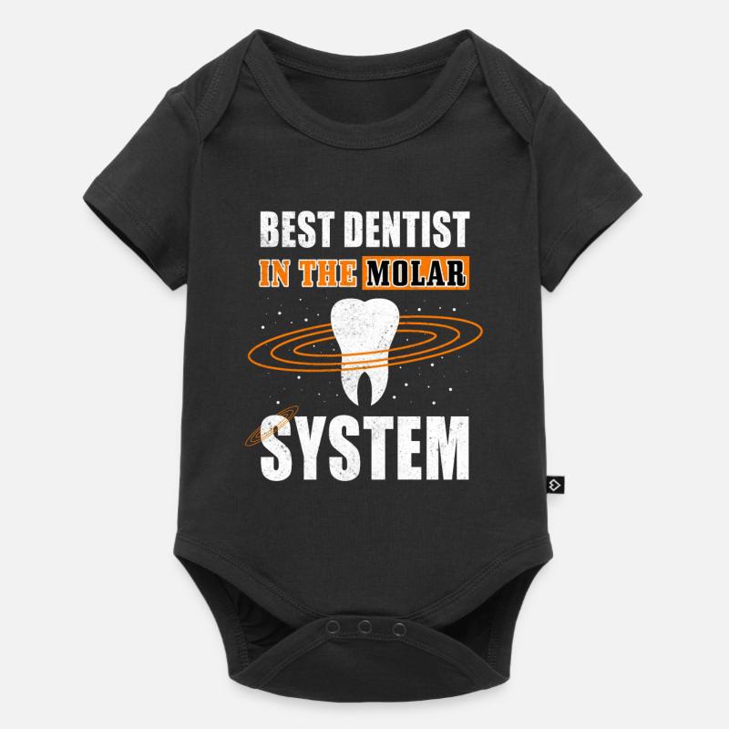 Dentiste Dentiste Dentiste - Body à manches courtes Premium Bébé - noir