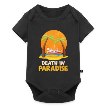 Death In Paradise Funny Skeleton Beach Vacation - Baby Premium short-sleeve bodysuit - black - Front