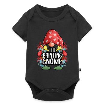 Funny Painter The Painting Gnome Christmas Artists - Baby Premium Kurzarmbody - Schwarz - Vorne