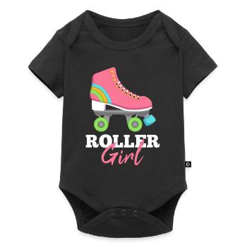 Rollerblade Athletes Roller Skating Roller Skates - Baby Premium short-sleeve bodysuit - black - Front