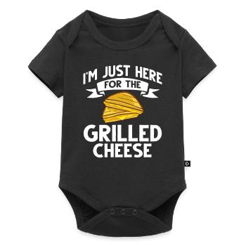 Grilled Cheese Toast Sandwich Maker Toaster - Baby Premium short-sleeve bodysuit - black - Front