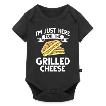 Grilled Cheese Toast Sandwich Maker Toaster - Baby Premium short-sleeve bodysuit - black - Front