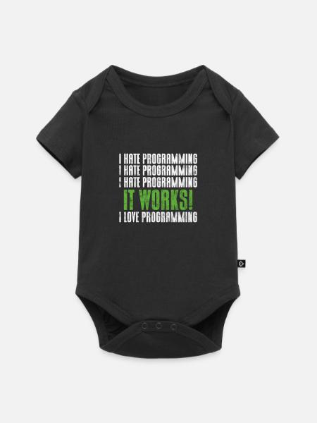 Programmierer - Baby Premium Kurzarmbody - Schwarz