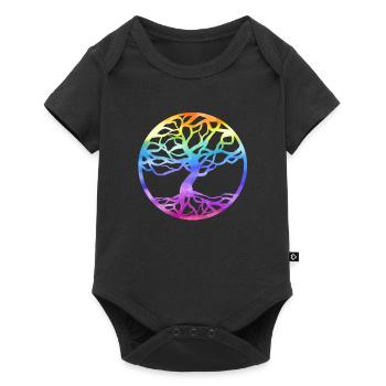 Tree of Life Tree of Life Celtic Symbol - Baby Premium short-sleeve bodysuit - black - Front