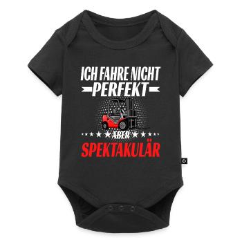 Ich fahre nicht perfekt aber spektakulär - Baby Premium Kurzarmbody - Schwarz - Vorne