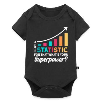 Statistics Analyst Statistician Gift - Baby Premium short-sleeve bodysuit - black - Front