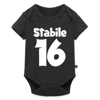 16 Geburtstag Junge Geschenk lustig 16. Ehrentag - Baby Premium Kurzarmbody - Schwarz - Vorne
