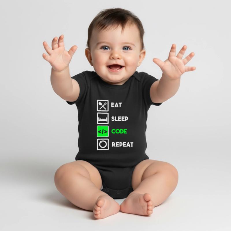 Programmeur Code Informatique Codeur Programmation Body à manches courtes Premium Bébé