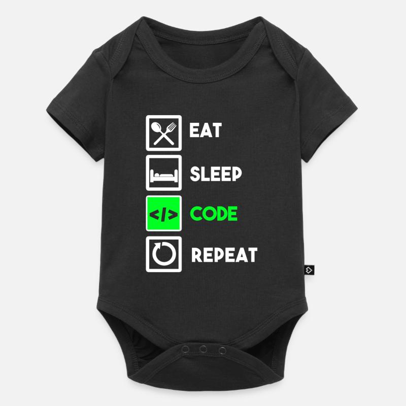 Programmeur Code Informatique Codeur Programmation - Body à manches courtes Premium Bébé - noir