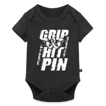 Arm wrestling - Baby Premium short-sleeve bodysuit - black - Front