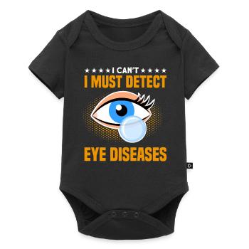 Cadeau d’optométrie ophtalmologiste de la vision - Body à manches courtes Premium Bébé - noir - Devant