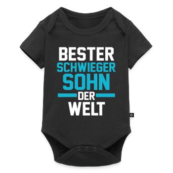 Bester Schwiegersohn - Baby Premium Kurzarmbody - Schwarz - Vorne