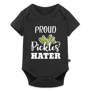Proud Cucumber Hater Anti-Vegan Food Rel - Baby Premium short-sleeve bodysuit - black - Front