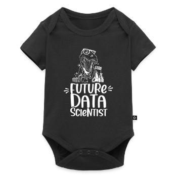 Zukünftiger Datenwissenschaftler Datenanalyst - Baby Premium Kurzarmbody - Schwarz - Vorne