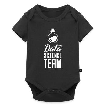 Team Datenwissenschaft Datenwissenschaftler Daten - Baby Premium Kurzarmbody - Schwarz - Vorne