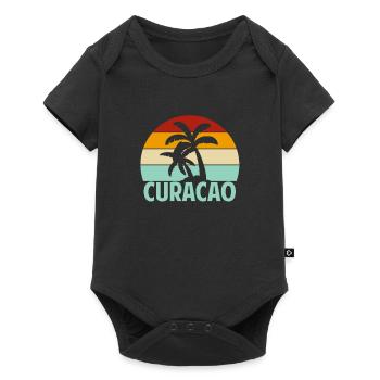 Curacao - Baby Premium short-sleeve bodysuit - black - Front