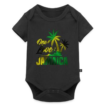 Jamaica Country Caribbean - Baby Premium short-sleeve bodysuit - black - Front