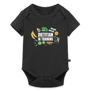 Nutritionnistes Diététiciens professionnels RD - Body à manches courtes Premium Bébé - noir - Devant