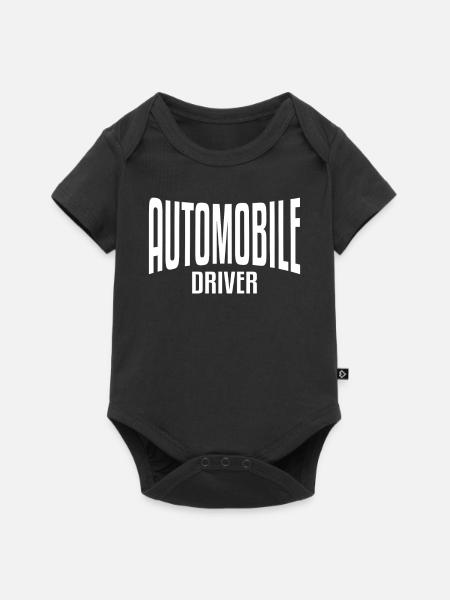 AUTOMOBILE DRIVER - Baby Premium Kurzarmbody - Schwarz