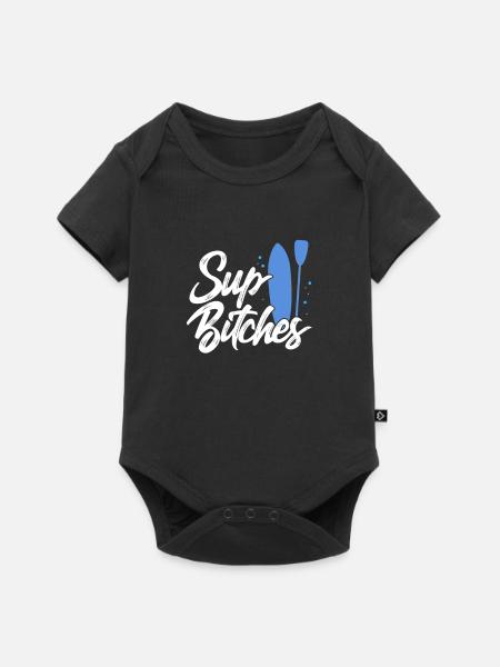 SUP - Baby Premium Kurzarmbody - Schwarz