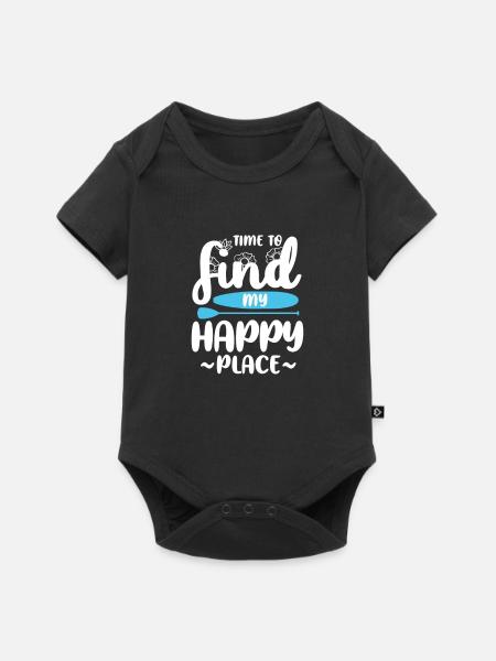 SUP - Baby Premium Kurzarmbody - Schwarz