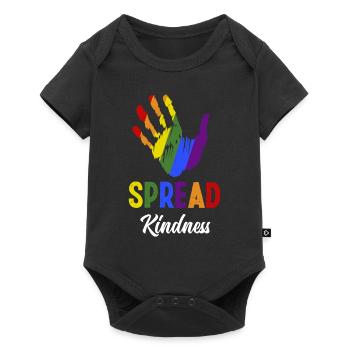 Friendliness Inclusion Diversity Anti Bullying - Baby Premium short-sleeve bodysuit - black - Front