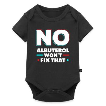 Funny Respiratory Therapist Respiratory Therapy - Baby Premium short-sleeve bodysuit - black - Front