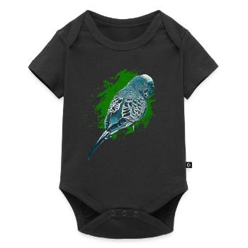Perruche ondulée - Body à manches courtes Premium Bébé - noir - Devant