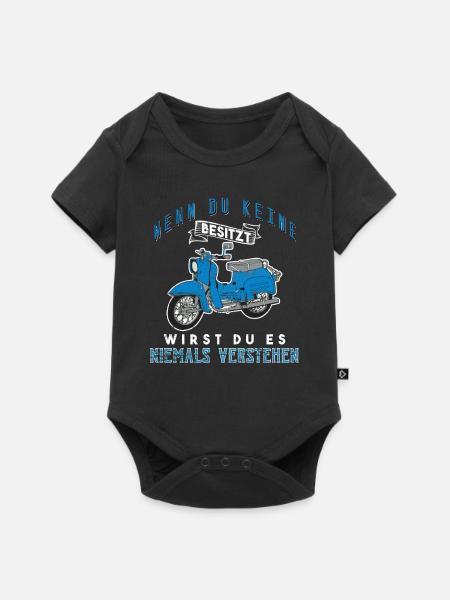 Wenn Du Keine Besitzt Simson Schwalbe - Baby Premium Kurzarmbody - Schwarz
