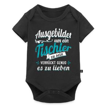 Tischler Schreiner Zimmerer Auszubildender Azubi - Baby Premium Kurzarmbody - Schwarz - Vorne