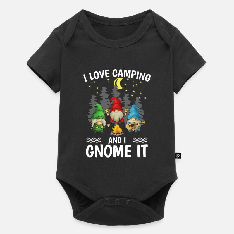 Camping - Body à manches courtes Premium Bébé - noir